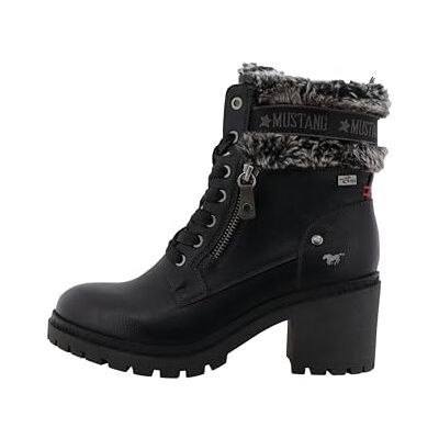 Mustang Bottines pour femme Noir Taille 40 EU, Noir, 40 EU - Publicité Mustang Bottines pour femme Noir Taille 40 EU, Noir, 40 EU - Publicité