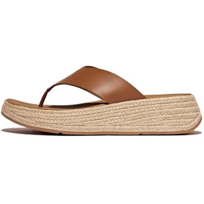 Fitflop Sandales espadrilles F-Mode en cuir pour femme, Bronzage profond, 43 EU - Publicité Fitflop Sandales espadrilles F-Mode en cuir pour femme, Bronzage profond, 43 EU - Publicité