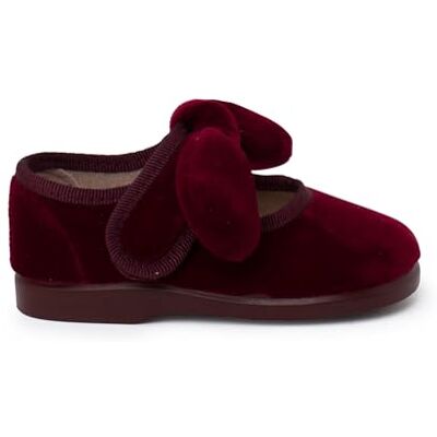 Pisamonas Chaussures Babies Nœud Velours Fermeture À Scratch Taille 21 Couleur Bordeaux - Publicité Pisamonas Chaussures Babies Nœud Velours Fermeture À Scratch Taille 21 Couleur Bordeaux - Publicité