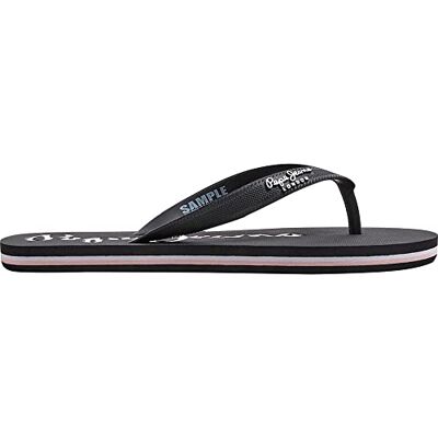 Pepe Jeans Tongs Bay Beach Brand W Noir - Publicité Pepe Jeans Tongs Bay Beach Brand W Noir - Publicité