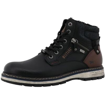 MUSTANG Bottines Homme , Pointure:43 EU, La Couleur:Noir - Publicité MUSTANG Bottines Homme , Pointure:43 EU, La Couleur:Noir - Publicité
