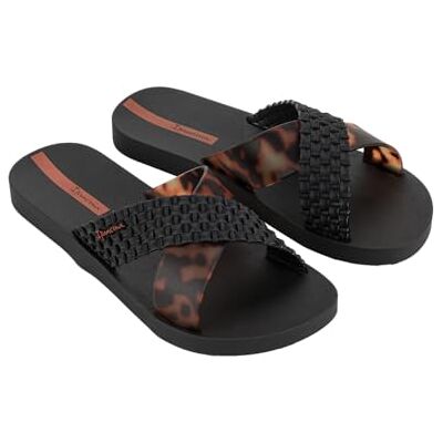 Ipanema Femme Sense Slide Fem Sandale Glissante, Black Tortoiseshell, 37 EU - Publicité Ipanema Femme Sense Slide Fem Sandale Glissante, Black Tortoiseshell, 37 EU - Publicité