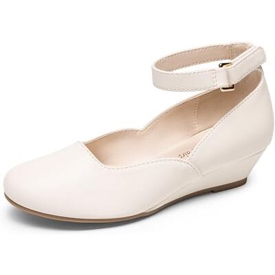 DREAM PAIRS Ballerines Fille, Chaussures Princesse Fille à Talon Compensé Bas, Escarpins Enfant à Bride Cheville pour Mariage, Fête et Cérémonie,Size 30,Ivoire,KKUMPU2506 - Publicité DREAM PAIRS Ballerines Fille, Chaussures Princesse Fille à Talon Compensé Bas, Escarpins Enfant à Bride Cheville pour Mariage, Fête et Cérémonie,Size 30,Ivoire,KKUMPU2506 - Publicité