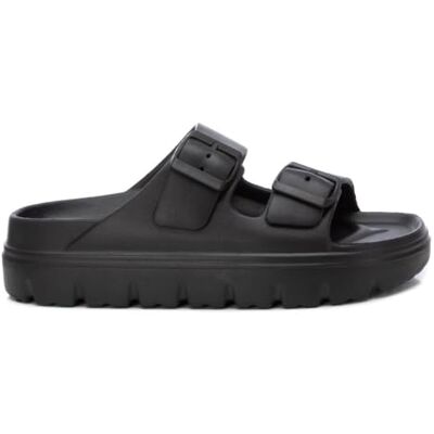 XTI Sandales confortables et polyvalentes pour femme. Mode décontractée, noir 18, 41 EU - Publicité XTI Sandales confortables et polyvalentes pour femme. Mode décontractée, noir 18, 41 EU - Publicité