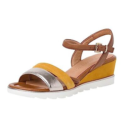 MARCO TOZZI Femme Damen Sandale cale, Saffron Comb, 37 EU - Publicité MARCO TOZZI Femme Damen Sandale cale, Saffron Comb, 37 EU - Publicité
