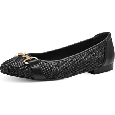 Tamaris Femme Ballerines, Noir, 37 EU - Publicité Tamaris Femme Ballerines, Noir, 37 EU - Publicité