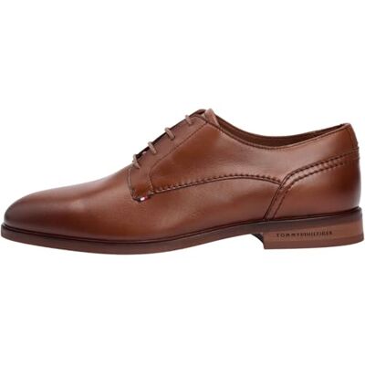 Tommy Hilfiger Hilfiger Chaussures habillées en Cuir pour Homme FM0FM05777 Derby, Marron (Argile Gingembre), Pointure 41 - Publicité Tommy Hilfiger Hilfiger Chaussures habillées en Cuir pour Homme FM0FM05777 Derby, Marron (Argile Gingembre), Pointure 41 - Publicité