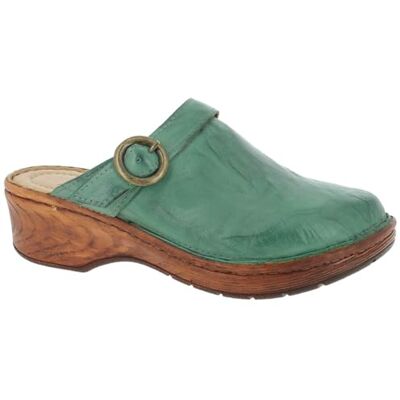 Andrea Conti Mules pour Femme, Vert, 37 EU - Publicité Andrea Conti Mules pour Femme, Vert, 37 EU - Publicité