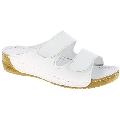 Andrea Conti Mules pour Femme, Blanc, 42 EU - Publicité Andrea Conti Mules pour Femme, Blanc, 42 EU - Publicité