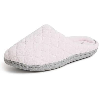 Dearfoams Femme Leslie Washable Memory Foam Terry Clog with Wide Widths Chausson, Rose Frais, Medium Large - Publicité Dearfoams Femme Leslie Washable Memory Foam Terry Clog with Wide Widths Chausson, Rose Frais, Medium Large - Publicité