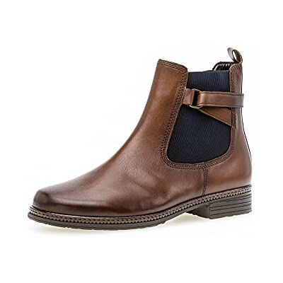 Gabor Femme Bottines, Dame Bottines Chelsea,Semelle intérieure Amovible,Demi-Bottes,fourré,Marron (Sattel (Eff)(Blue)),37.5 EU / 4.5 UK - Publicité Gabor Femme Bottines, Dame Bottines Chelsea,Semelle intérieure Amovible,Demi-Bottes,fourré,Marron (Sattel (Eff)(Blue)),37.5 EU / 4.5 UK - Publicité