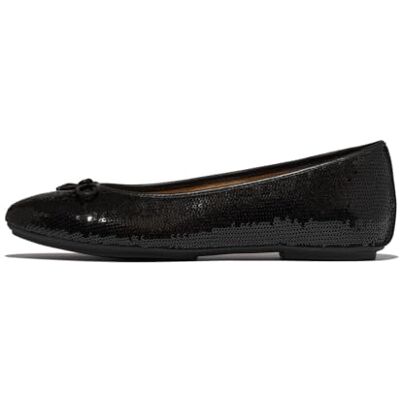 Fitflop Ballerines Plates à Paillettes DELICATO pour Femme, Noir, 40 EU, Noir, 7 UK Narrow - Publicité Fitflop Ballerines Plates à Paillettes DELICATO pour Femme, Noir, 40 EU, Noir, 7 UK Narrow - Publicité