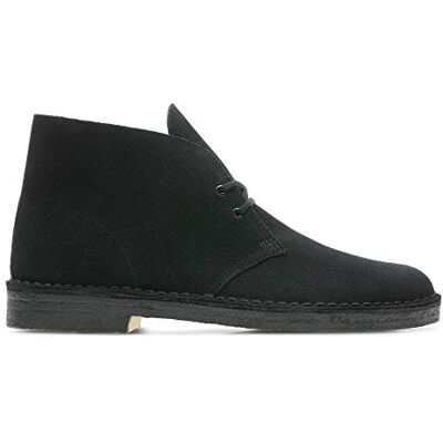 Clarks Originals Bottes courtes pour homme, daim noir, 42 EU - Publicité Clarks Originals Bottes courtes pour homme, daim noir, 42 EU - Publicité