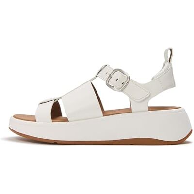 Fitflop F-Mode Sandales de pêcheur plates en cuir pour femme, blanc urbain, pointure 40, Blanc urbain, 6.5 UK Narrow - Publicité Fitflop F-Mode Sandales de pêcheur plates en cuir pour femme, blanc urbain, pointure 40, Blanc urbain, 6.5 UK Narrow - Publicité