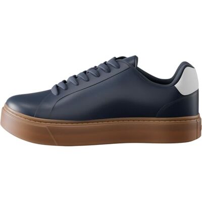 Calvin Klein LTH Ym0Ym01435 Chaussures Basses Classiques à Lacets pour Homme Bleu (Calvin Navy/Off White/Gum), Pointure 43 - Publicité Calvin Klein LTH Ym0Ym01435 Chaussures Basses Classiques à Lacets pour Homme Bleu (Calvin Navy/Off White/Gum), Pointure 43 - Publicité