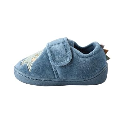 NEXT Garçon Chaussons à Semelle Cuvette et Doublure Chaude Blue Dinosaur 24 - Publicité NEXT Garçon Chaussons à Semelle Cuvette et Doublure Chaude Blue Dinosaur 24 - Publicité