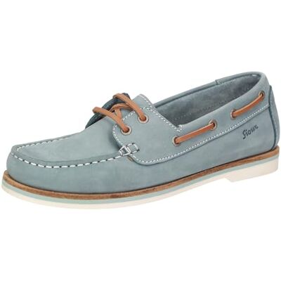 Sioux Femme NAKIMBA Mocassin, Bleu Sky, 37 EU - Publicité Sioux Femme NAKIMBA Mocassin, Bleu Sky, 37 EU - Publicité