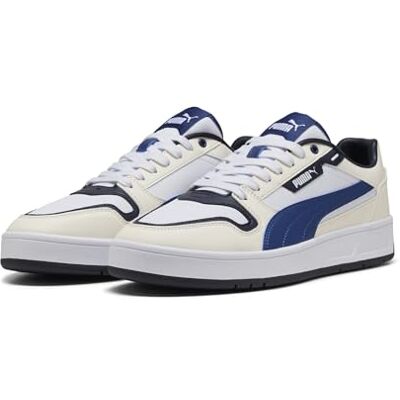 Puma Sneakers Court Classic Street Unisexe 44, White Blue Jewel Frosted Ivory - Publicité Puma Sneakers Court Classic Street Unisexe 44, White Blue Jewel Frosted Ivory - Publicité