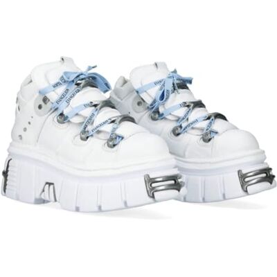 New Rock Chaussures unisexes M.106-s29, blanc/bleu, 36.5 EU - Publicité New Rock Chaussures unisexes M.106-s29, blanc/bleu, 36.5 EU - Publicité