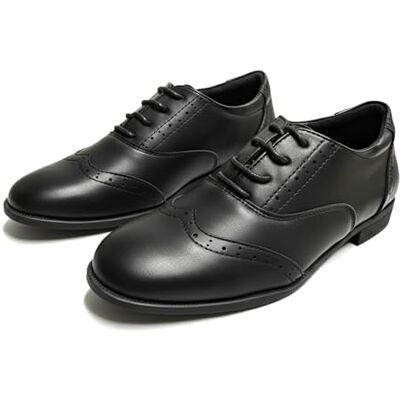 A2Z Chaussures richelieu classiques Oxford à lacets pour garçons et hommes, style formel, aspect cuir, durable, semelle antidérapante, intelligente, confortable, usage quotidien pour uniforme scolaire - Publicité A2Z Chaussures richelieu classiques Oxford à lacets pour garçons et hommes, style formel, aspect cuir, durable, semelle antidérapante, intelligente, confortable, usage quotidien pour uniforme scolaire - Publicité