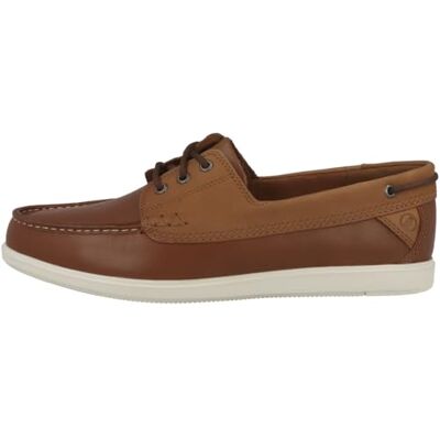 Clarks Homme Bratton Boat Chaussures Bateau, Dark Tan, 40 EU - Publicité Clarks Homme Bratton Boat Chaussures Bateau, Dark Tan, 40 EU - Publicité