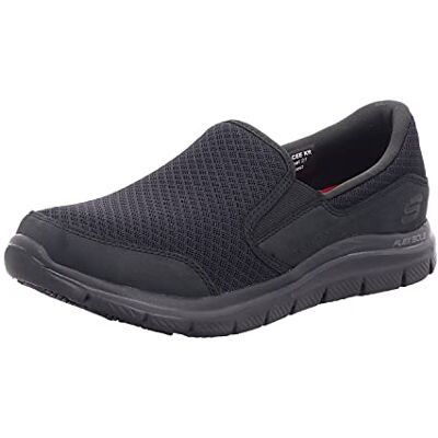 Skechers Cozard Baskets Enfiler Femme Noir (Black Mesh/nubuck Water Stain Repellent Blk) 37 EU - Publicité Skechers Cozard Baskets Enfiler Femme Noir (Black Mesh/nubuck Water Stain Repellent Blk) 37 EU - Publicité