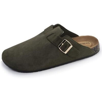Isotoner Sabots Femme Semelle Extra-Flex, légers, Patch Talon Confort, 39, Kaki - Publicité Isotoner Sabots Femme Semelle Extra-Flex, légers, Patch Talon Confort, 39, Kaki - Publicité