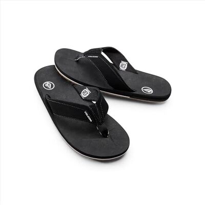 Volcom New School SNDL Zehentrenner, Tongs Homme, Noir (Black), 38 EU - Publicité Volcom New School SNDL Zehentrenner, Tongs Homme, Noir (Black), 38 EU - Publicité