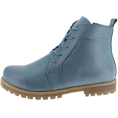 Andrea Conti Bottes en Cuir Femmes , Pointure:38 EU, La Couleur:Bleu - Publicité Andrea Conti Bottes en Cuir Femmes , Pointure:38 EU, La Couleur:Bleu - Publicité