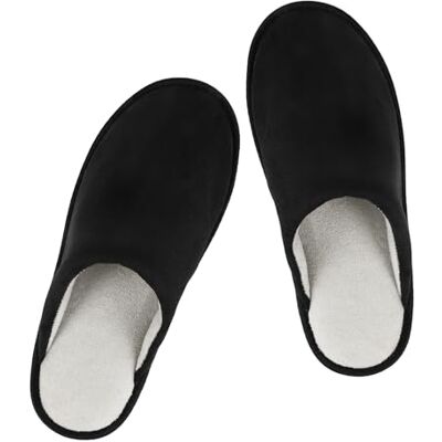 riemot Chaussons Hommes, Pantoufles Maison Confort et Légers, Doux et Antidérapants Pour Intérieur et Extérieur, Noir EU 42-43 - Publicité riemot Chaussons Hommes, Pantoufles Maison Confort et Légers, Doux et Antidérapants Pour Intérieur et Extérieur, Noir EU 42-43 - Publicité