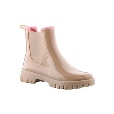 Lemon Jelly Eirwen, Bottines Chelsea de Pluie pour Femme, Bottine en Fourrure en PVC (Taille 36-42) - Publicité Lemon Jelly Eirwen, Bottines Chelsea de Pluie pour Femme, Bottine en Fourrure en PVC (Taille 36-42) - Publicité
