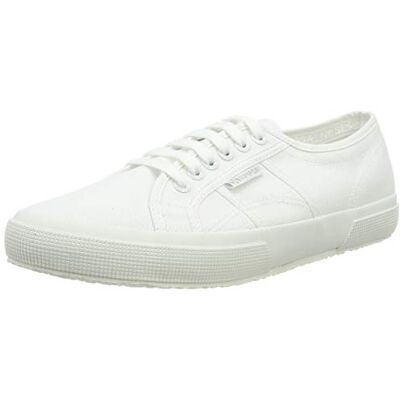Superga 2750-cotu Classic, Baskets Basses Homme Blanc (Total White C42) 45 EU - Publicité Superga 2750-cotu Classic, Baskets Basses Homme Blanc (Total White C42) 45 EU - Publicité