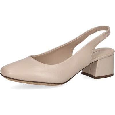 CAPRICE Escarpins Slingback Femme en Cuir Verni, Beige (Beige Perlato), 36 EU - Publicité CAPRICE Escarpins Slingback Femme en Cuir Verni, Beige (Beige Perlato), 36 EU - Publicité