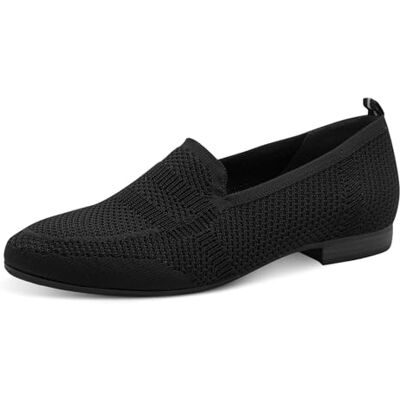 Jana Mocassins Femme avec Motif structuré Vegan, Black, 38 EU - Publicité Jana Mocassins Femme avec Motif structuré Vegan, Black, 38 EU - Publicité