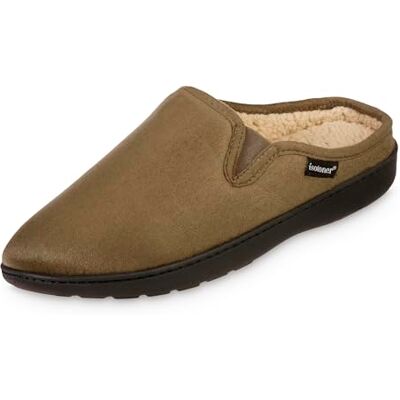 Isotoner Pantoufles pour Homme en Mousse à mémoire de Forme infusée de Gel et microsuède Vincent Eco Comfort Recyclé, Kaki, 9.5-10.5 - Publicité Isotoner Pantoufles pour Homme en Mousse à mémoire de Forme infusée de Gel et microsuède Vincent Eco Comfort Recyclé, Kaki, 9.5-10.5 - Publicité
