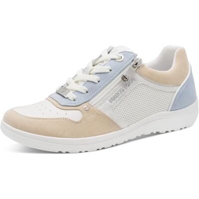 MARCO TOZZI Baskets Femme Semelle intérieure Amovible Feel Me Douce Doublure Douce Moderne, Blanc (White/LT. Blue), 36 EU - Publicité MARCO TOZZI Baskets Femme Semelle intérieure Amovible Feel Me Douce Doublure Douce Moderne, Blanc (White/LT. Blue), 36 EU - Publicité