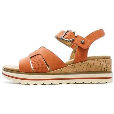 Relife Sandales Orange Femme Hursul Orange 39FR - Publicité Relife Sandales Orange Femme Hursul Orange 39FR - Publicité