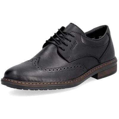 Rieker 17620 Chaussures brogues en cuir avec motif en cuir perforé, Noir , 42 EU - Publicité Rieker 17620 Chaussures brogues en cuir avec motif en cuir perforé, Noir , 42 EU - Publicité