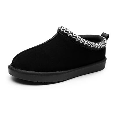 DREAM PAIRS Chaussons Femme en Daim avec Doublure Chaude en Fausse Fourrure, Pantoufles Hiver à Enfiler avec Soutien de Voûte et Semelle Antidérapante pour Intérieur Extérieur,Size 38,Noir - Publicité DREAM PAIRS Chaussons Femme en Daim avec Doublure Chaude en Fausse Fourrure, Pantoufles Hiver à Enfiler avec Soutien de Voûte et Semelle Antidérapante pour Intérieur Extérieur,Size 38,Noir - Publicité