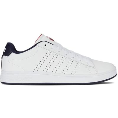 K-Swiss Baskets Court Base II pour Homme, Blanches, Taille 42,5 UE, Blanc., 42.5 EU - Publicité K-Swiss Baskets Court Base II pour Homme, Blanches, Taille 42,5 UE, Blanc., 42.5 EU - Publicité