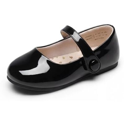 DREAM PAIRS Ballerines Fille Mary Jane Confortables Chaussures Enfant Bébé et Petite Fille à Bout Rond Large, Ballerines Habillées Polyvalentes,Size 22,Noir,SKFA26001K - Publicité DREAM PAIRS Ballerines Fille Mary Jane Confortables Chaussures Enfant Bébé et Petite Fille à Bout Rond Large, Ballerines Habillées Polyvalentes,Size 22,Noir,SKFA26001K - Publicité