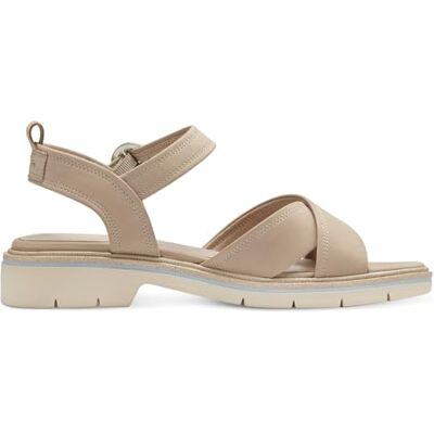 Tamaris Sandales pour femme, Marron taupe., 39 EU - Publicité Tamaris Sandales pour femme, Marron taupe., 39 EU - Publicité