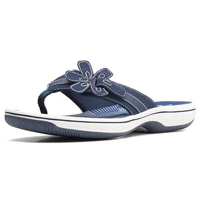 Clarks Tongs Brinkley Flora pour femme, bleu marine, 37.5 EU - Publicité Clarks Tongs Brinkley Flora pour femme, bleu marine, 37.5 EU - Publicité