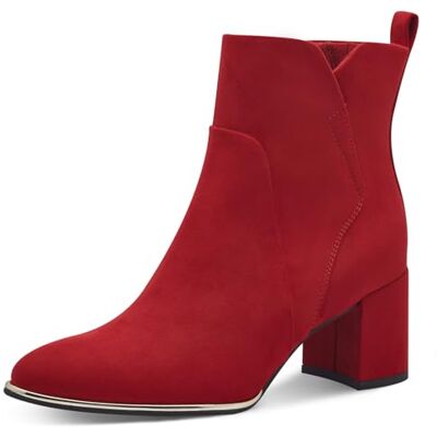 Marco Tozzi Bottines tendance pour femme , DK.RED, 40 EU, Rouge foncé., 40 EU - Publicité Marco Tozzi Bottines tendance pour femme , DK.RED, 40 EU, Rouge foncé., 40 EU - Publicité