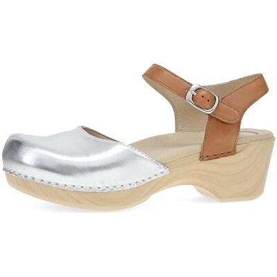 Dansko Sam Sandales élégantes à bout fermé pour femme – Légères avec soutien de la voûte plantaire supplémentaire – Semelle extérieure en polyuréthane durable pour un port durable et un confort - Publicité Dansko Sam Sandales élégantes à bout fermé pour femme – Légères avec soutien de la voûte plantaire supplémentaire – Semelle extérieure en polyuréthane durable pour un port durable et un confort - Publicité