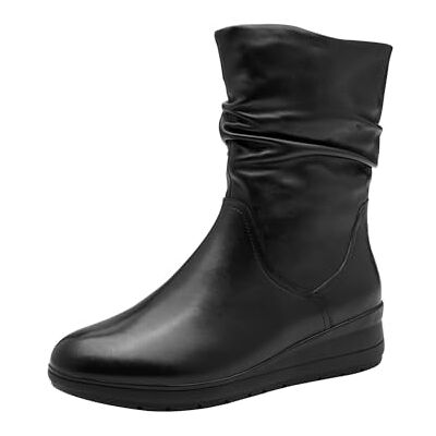 Jana bottines cuir femme classiques avec fermeture éclair, Black, 37 EU - Publicité Jana bottines cuir femme classiques avec fermeture éclair, Black, 37 EU - Publicité