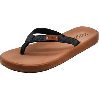 Flojos Sandales Billie pour femme, noir artisanal, 38 EU, Noir Artisan, 38 EU - Publicité Flojos Sandales Billie pour femme, noir artisanal, 38 EU, Noir Artisan, 38 EU - Publicité