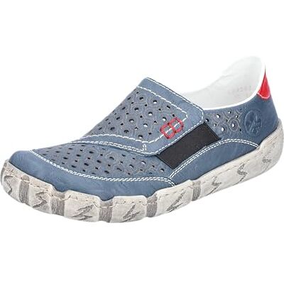 Rieker Femme L0356 Mocassin, Bleu, 37 EU - Publicité Rieker Femme L0356 Mocassin, Bleu, 37 EU - Publicité