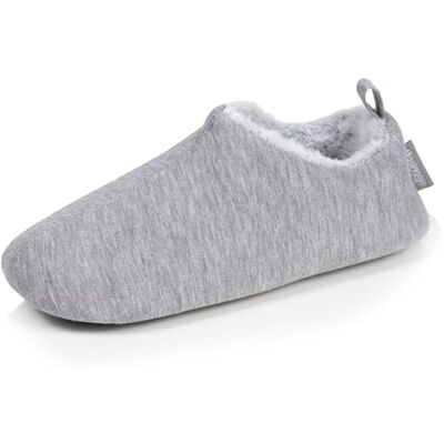 Isotoner Chaussons extra-light pantoufles Bottillons femme jersey, semelle gomme antidérapante, 35/36, gris chiné - Publicité Isotoner Chaussons extra-light pantoufles Bottillons femme jersey, semelle gomme antidérapante, 35/36, gris chiné - Publicité