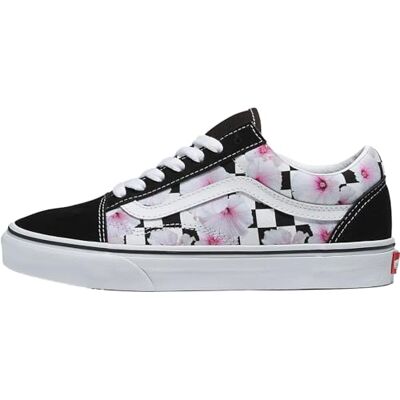 Baskets Vans Old Skool Hibiscus Check - Publicité Baskets Vans Old Skool Hibiscus Check - Publicité